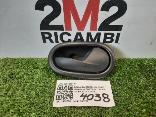 Maniglia Porta INT POST DX 826721919R Dacia Sandero II 2013