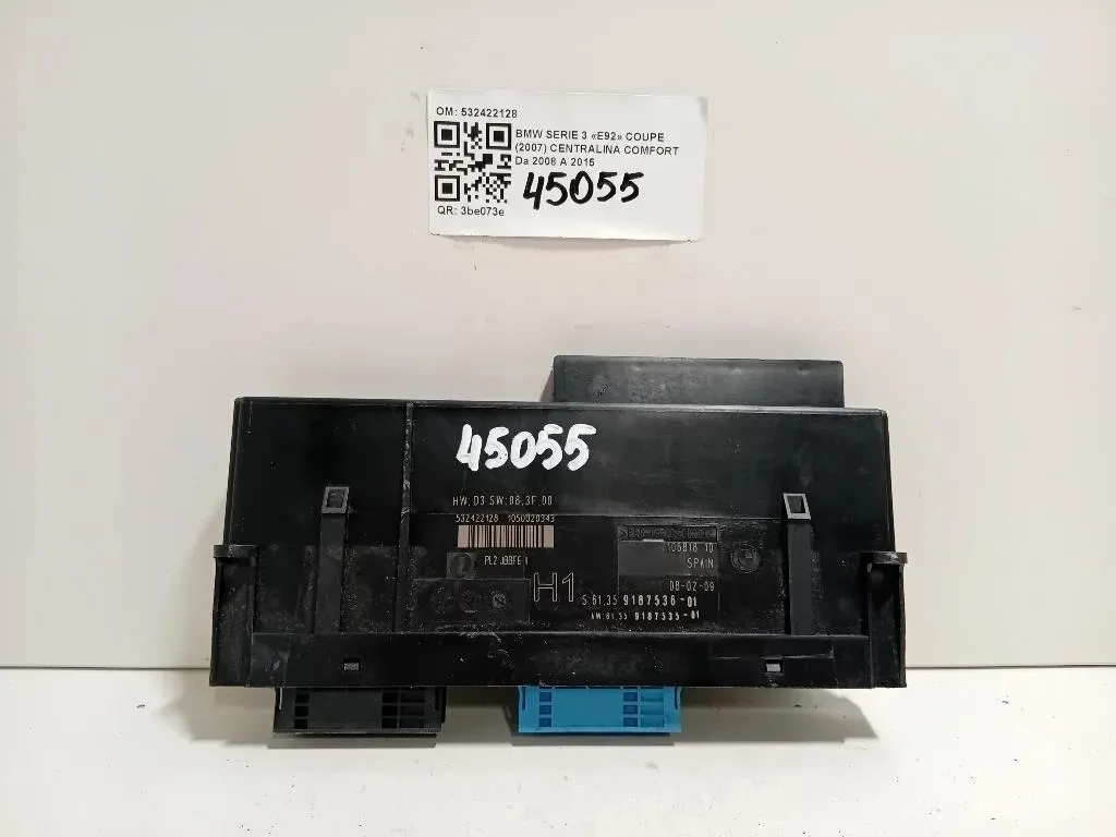 Centralina Comfort 532422128 Bmw Serie 3 E92 Coupe 2007