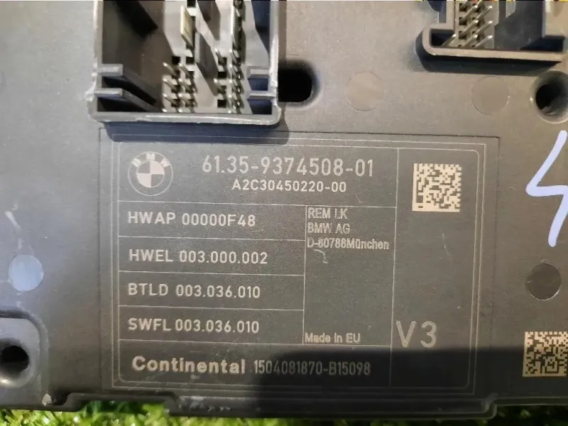 Centralina Comfort 61359374508 Bmw Serie 3 F30 Berlina 2012