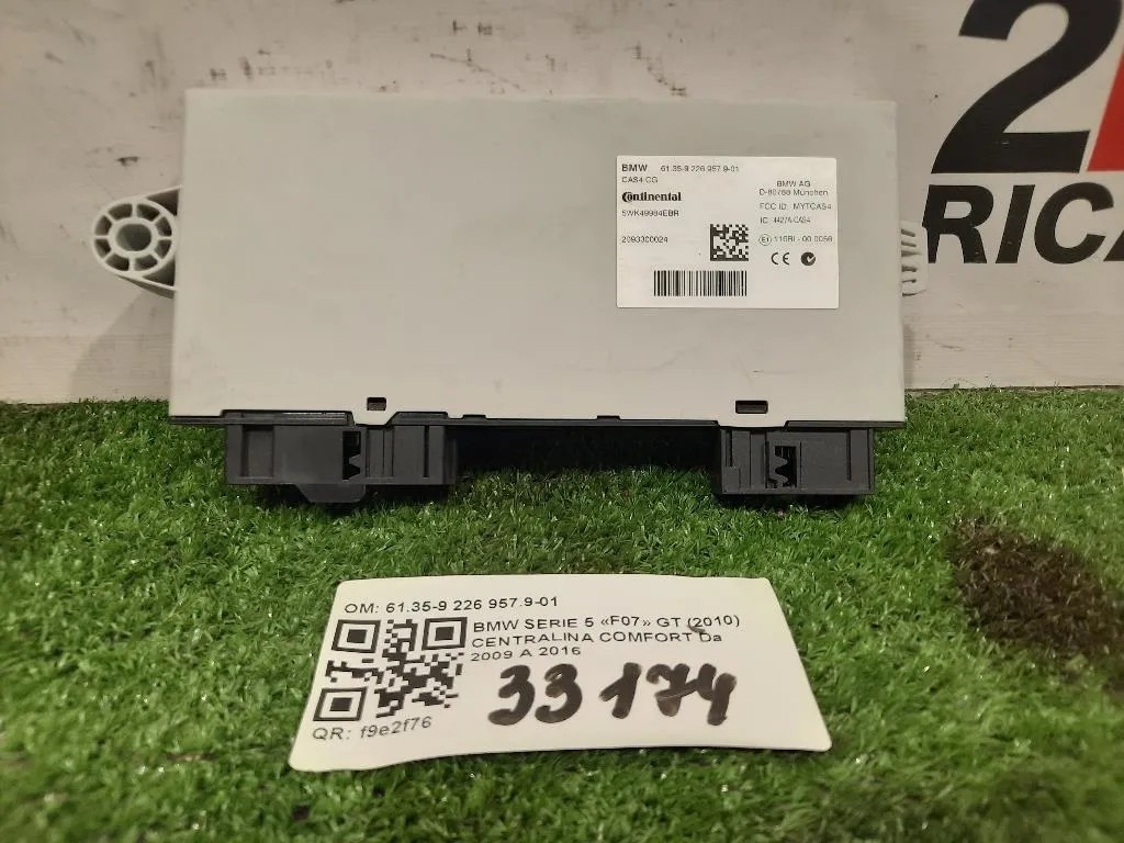 Centralina Comfort 6135-9 226 9579-01 Bmw Serie 5 F07 GT 2010
