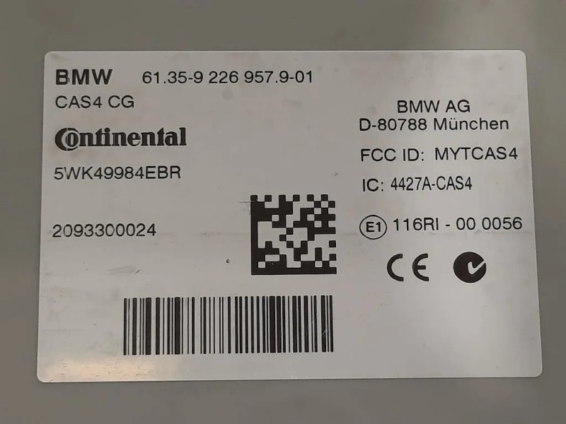 Centralina Comfort 6135-9 226 9579-01 Bmw Serie 5 F07 GT 2010