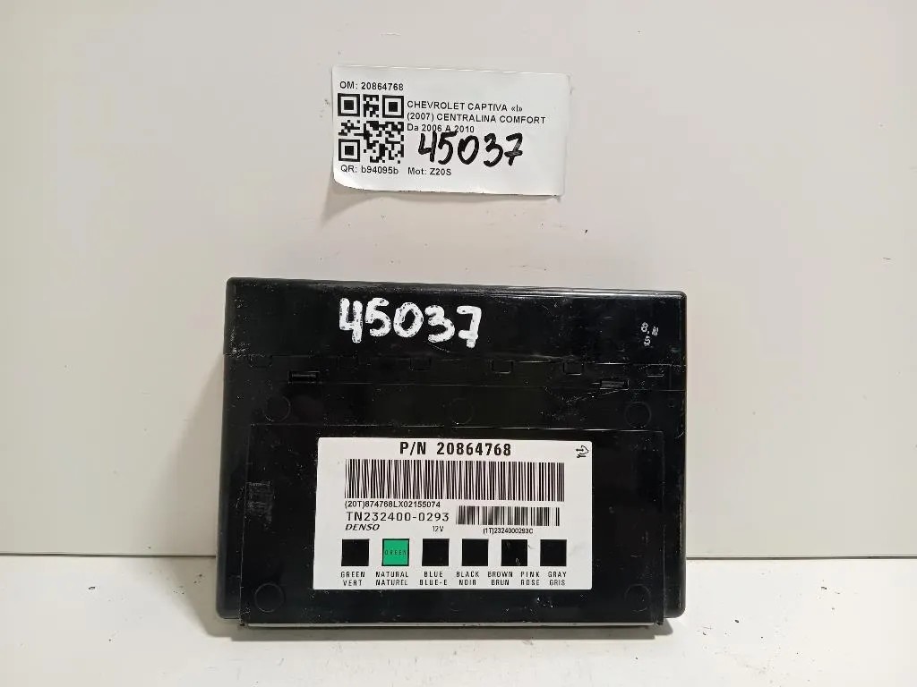 Centralina Comfort 20864768 Chevrolet Captiva I 2007