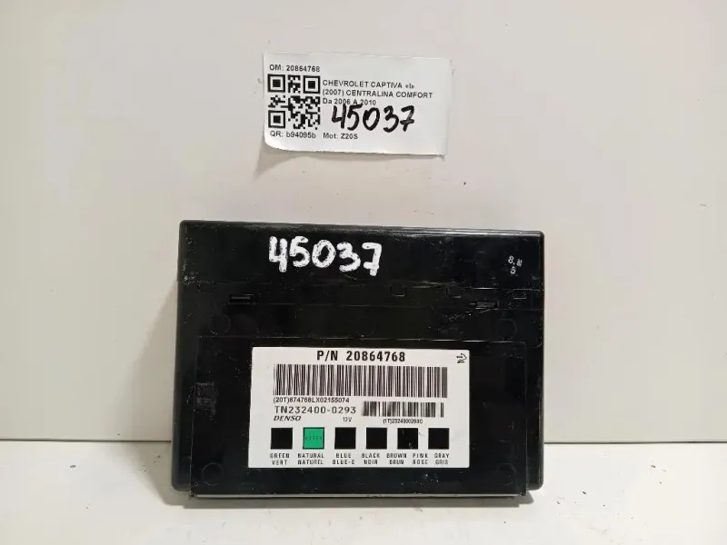Centralina Comfort 20864768 Chevrolet Captiva I 2007
