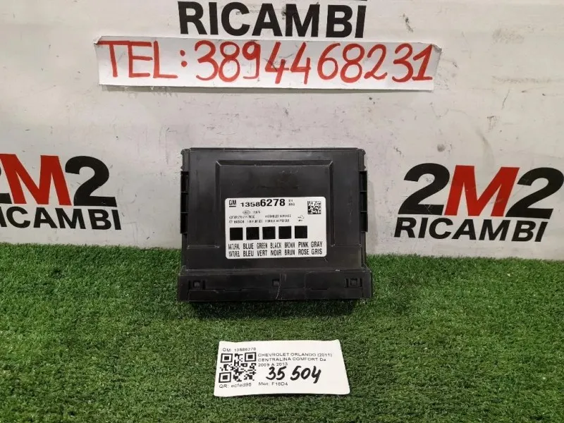 Centralina Comfort 13586278 Chevrolet Orlando 2011