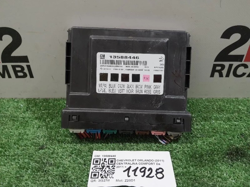 Centralina Comfort 13588446 Chevrolet Orlando 2011