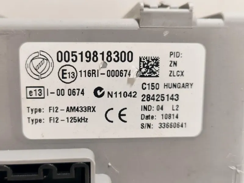 Centralina Comfort 00519818300 Fiat 500 II 2008