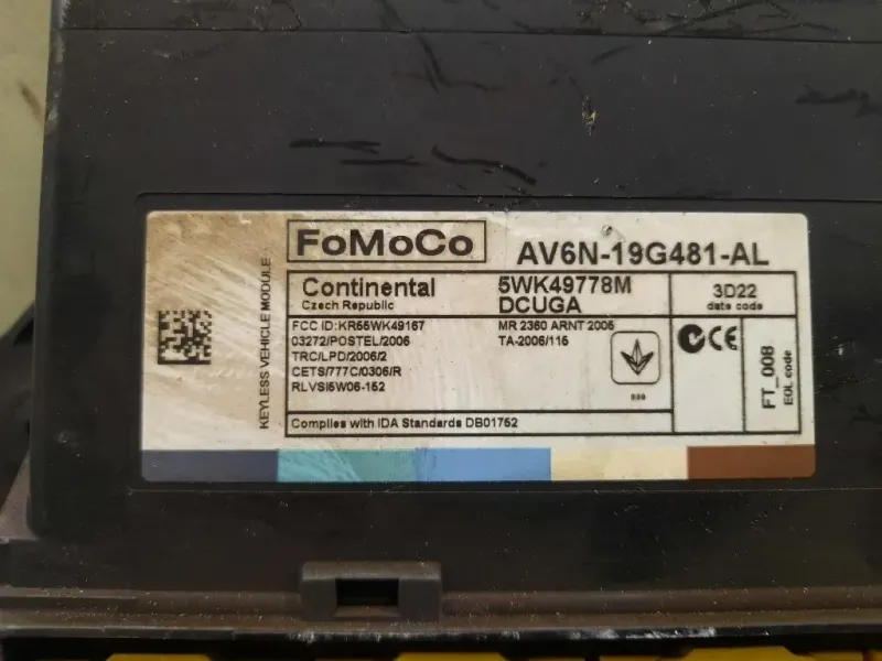 Centralina Comfort AV6N19G481AL Ford Focus IV 2011