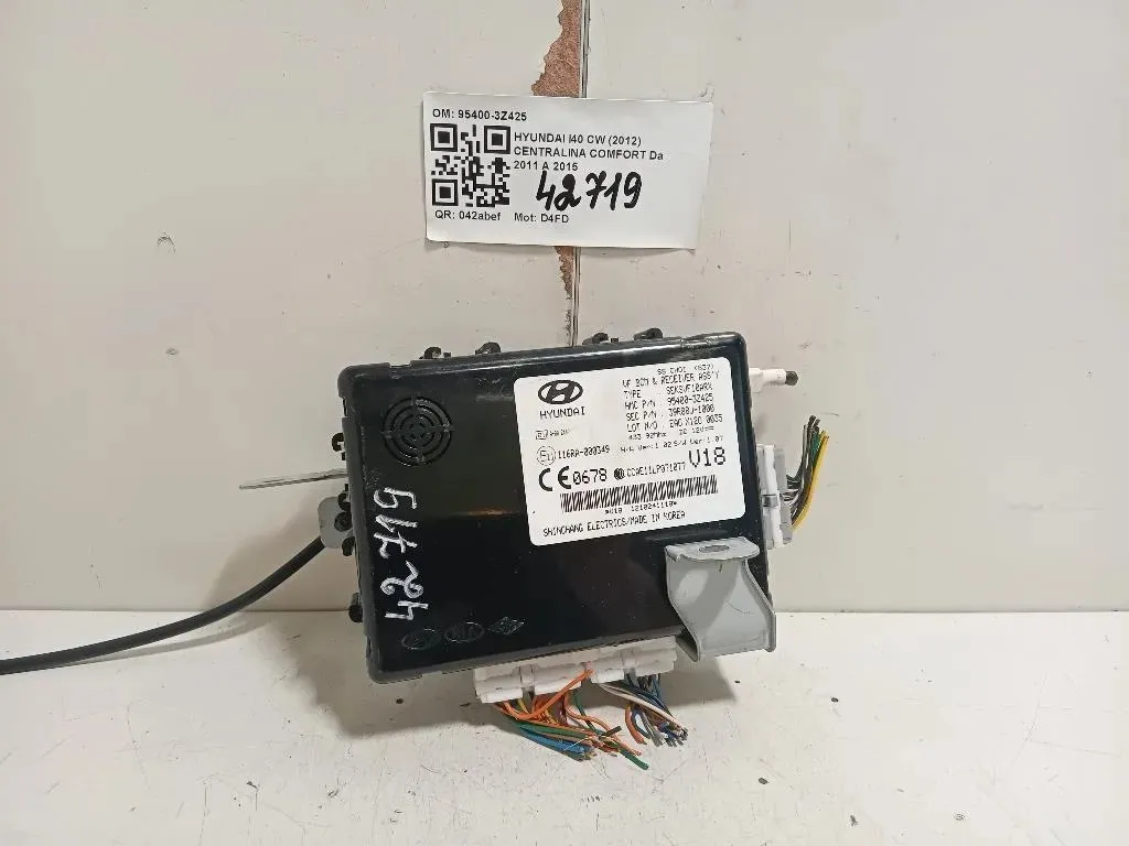 Centralina Comfort 95400-3Z425 Hyundai I40 CW 2012