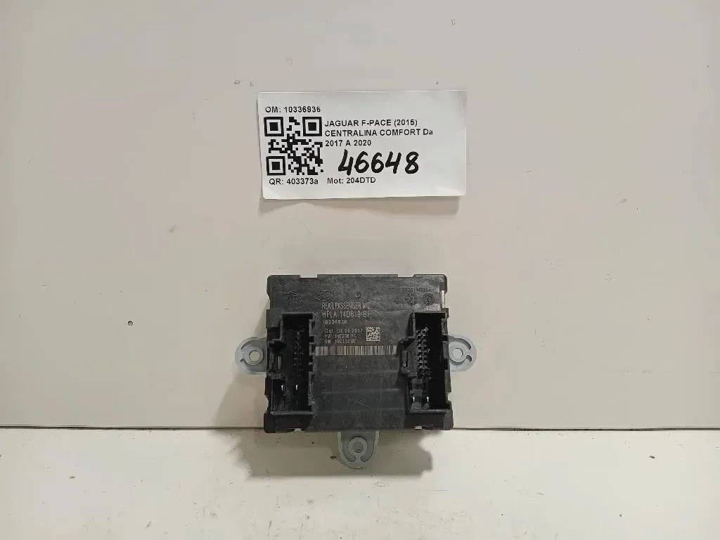 Centralina Comfort 10336936 Jaguar F-pace 2015