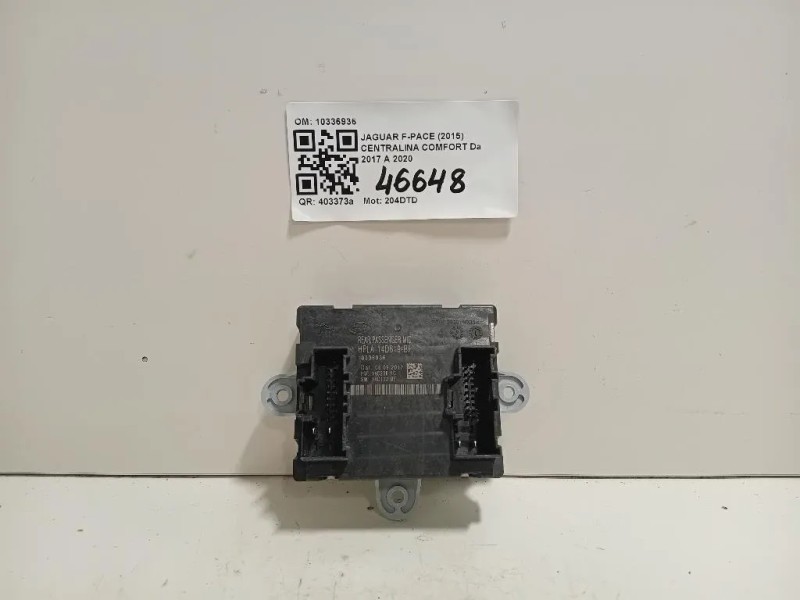 Centralina Comfort 10336936 Jaguar F-pace 2015