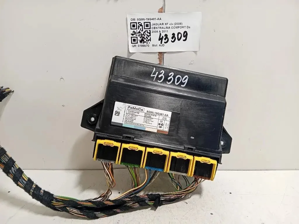 Centralina Comfort 8G9N-19G481-AA Jaguar XF I 2008