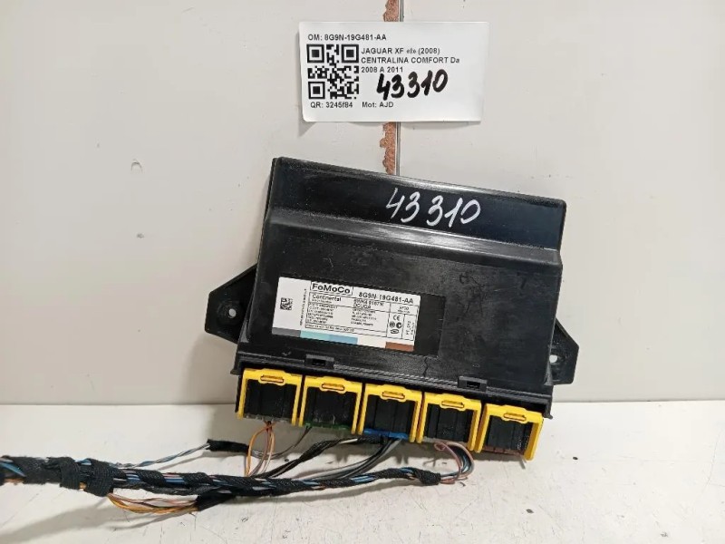 Centralina Comfort 8G9N-19G481-AA Jaguar XF I 2008