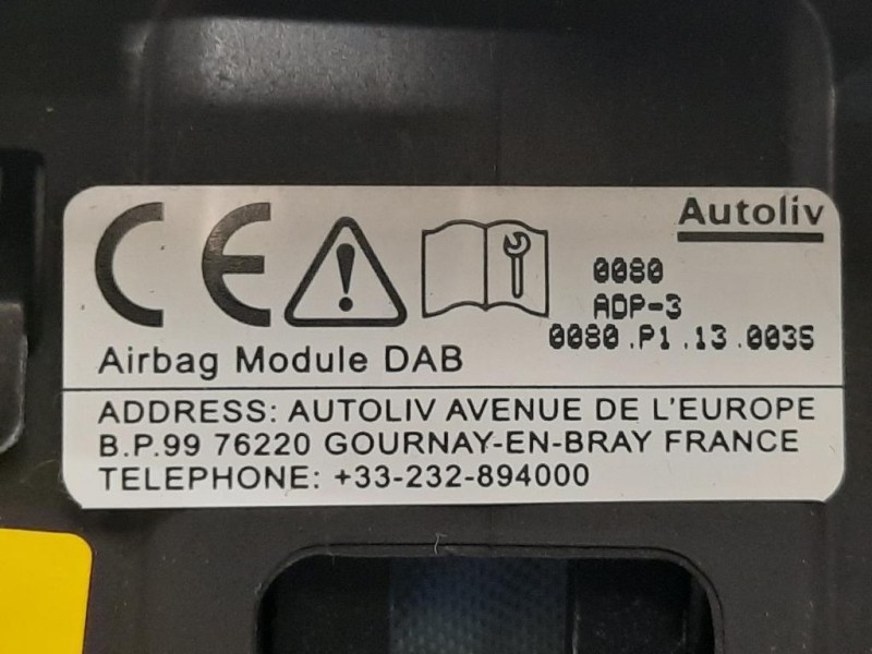 Air-bag Guidatore 308308944 Ssangyong Tivoli 2015