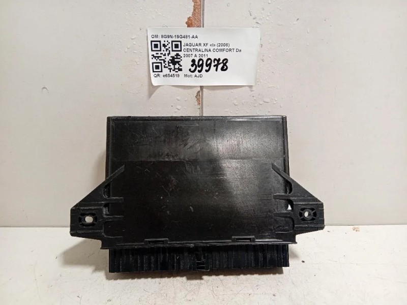 Centralina Comfort 8G9N-19G481-AA Jaguar XF I 2008