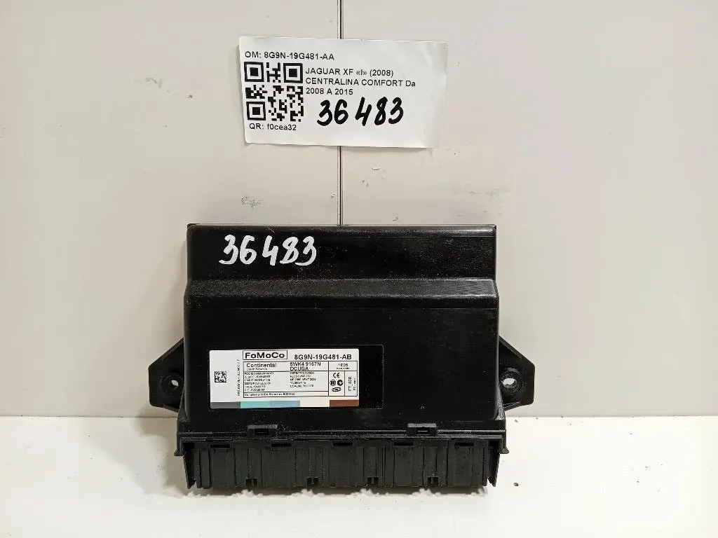 Centralina Comfort 8G9N-19G481-AA Jaguar XF I 2008