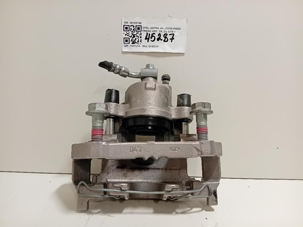 Pinza Freno ANT DX 39103796 Opel Astra K 2019