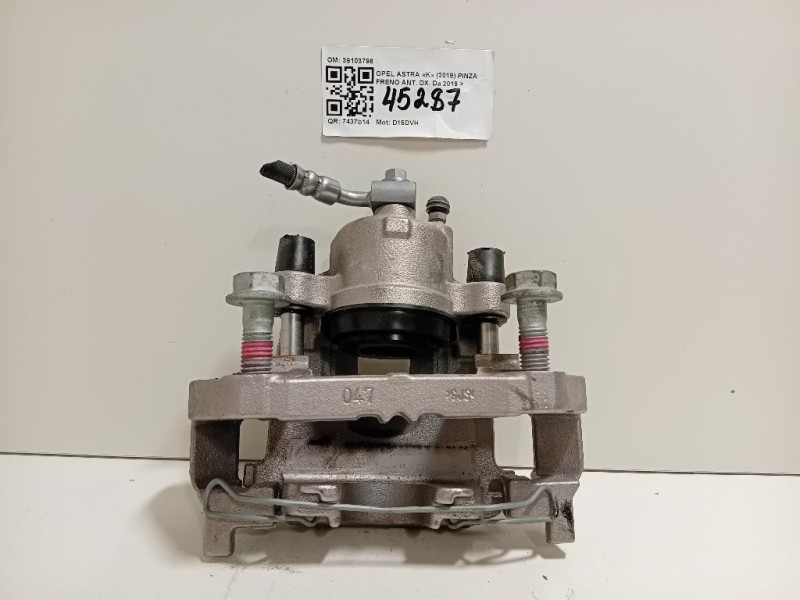 Pinza Freno ANT DX 39103796 Opel Astra K 2019