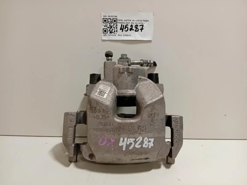 Pinza Freno ANT DX 39103796 Opel Astra K 2019