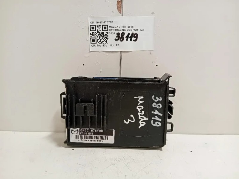 Centralina Comfort G46C-675Y0B Mazda 3 III 2016