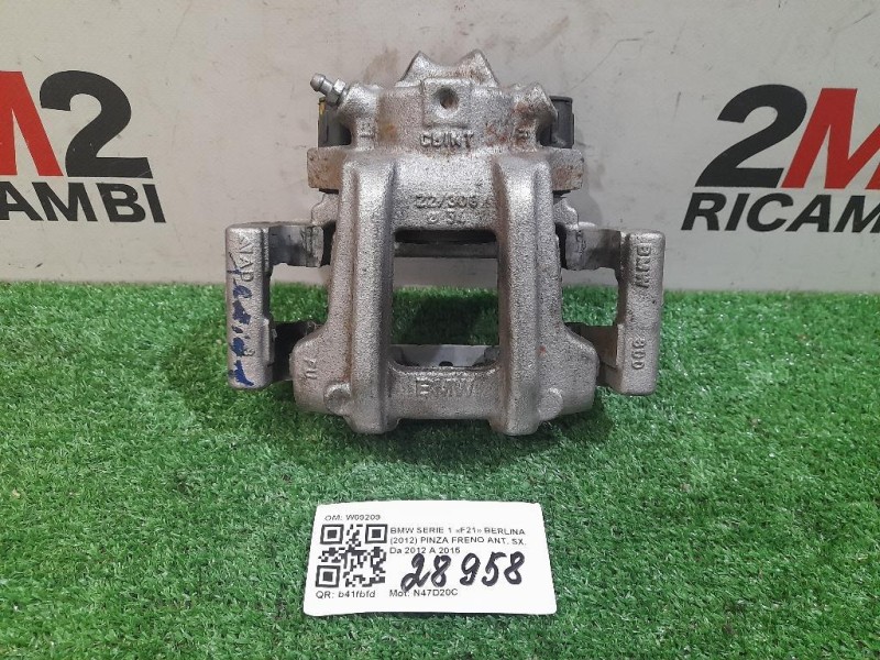 Pinza Freno ANT SX W09209 F20 F30 F31 Bmw Serie 1 F21 Berlina 2012