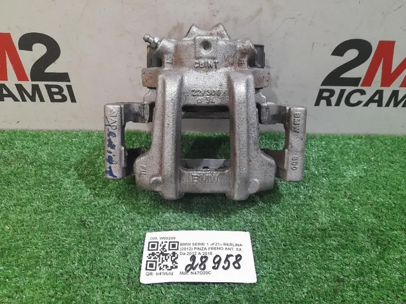 Pinza Freno ANT SX W09209 F20 F30 F31 Bmw Serie 1 F21 Berlina 2012