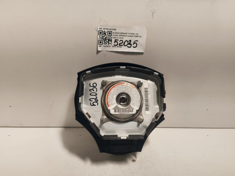 Air-bag Guidatore 48150-65J00E Suzuki Grand Vitara II 2005