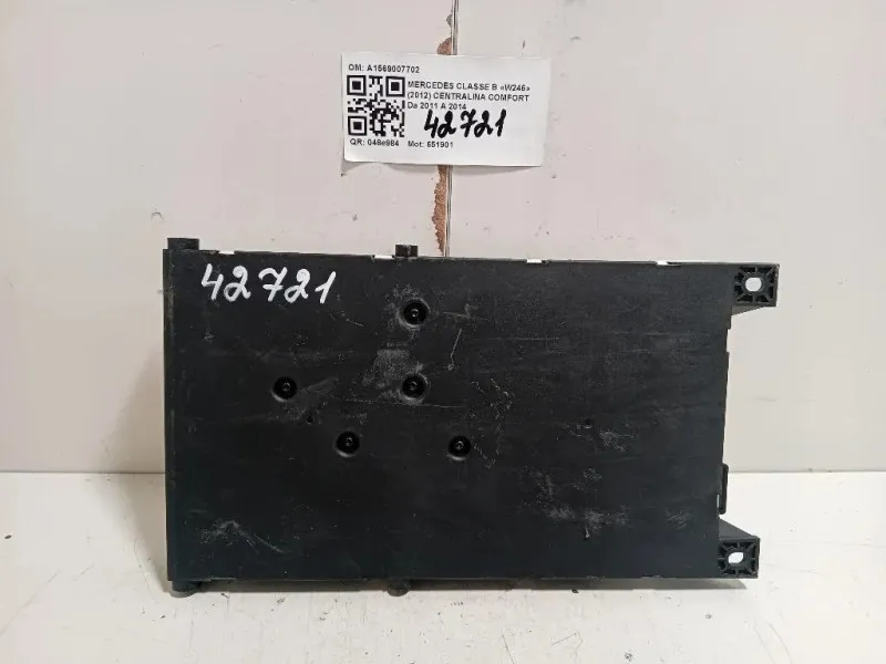 Centralina Comfort A1569007702 Mercedes Classe B W246 2012