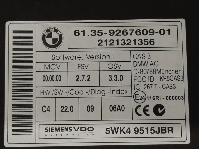 Centralina Comfort 6135-9267609-01 Mini Countryman Cooper F60 2017