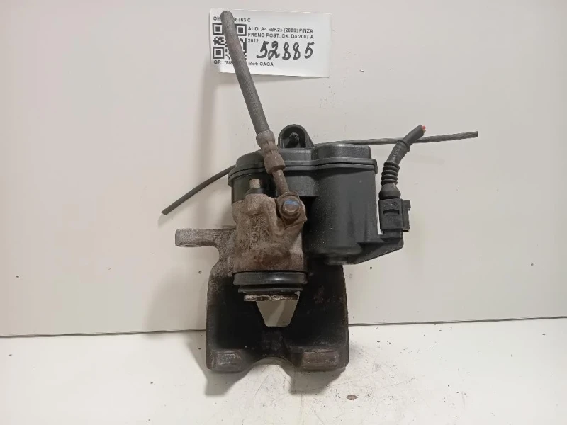 Pinza Freno POST DX 32355763 C Audi A4 8K2 2008