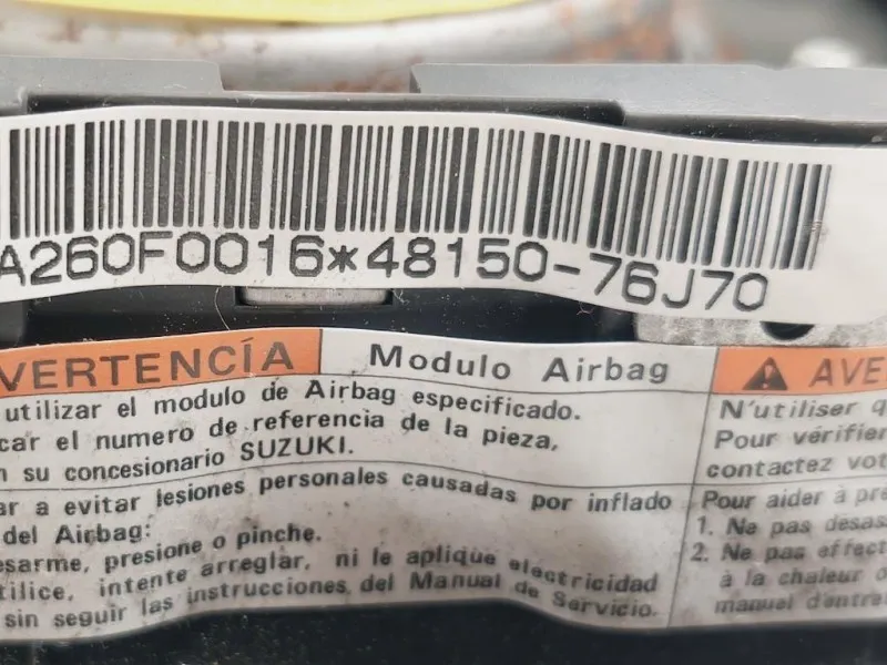 Air-bag Guidatore 48150-76J70 Suzuki Jimny I 1999