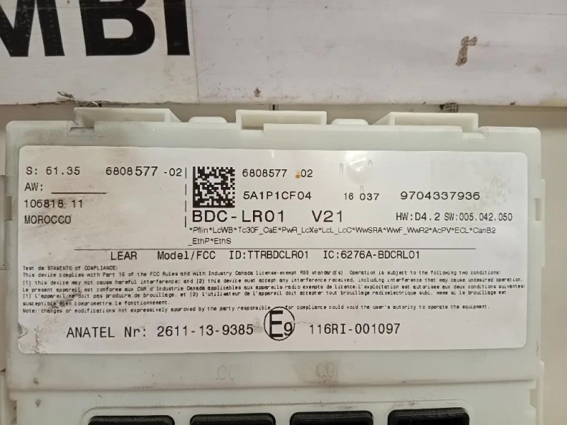 Centralina Comfort 6135 6808577-02 Mini MINI Cooper F56 2014