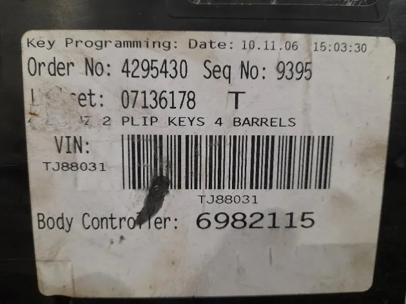 Centralina Comfort 6982115 Mini MINI Cooper R52 Cabrio 2001