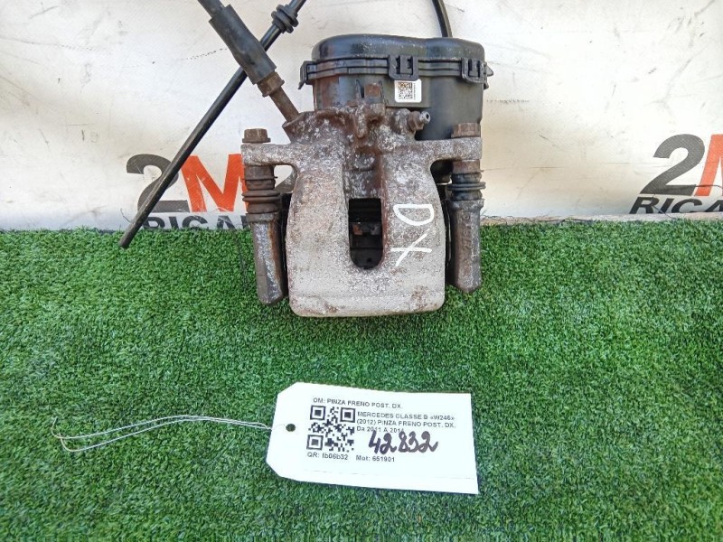 Pinza Freno POST DX A0004232481 Mercedes Classe B W246 2012