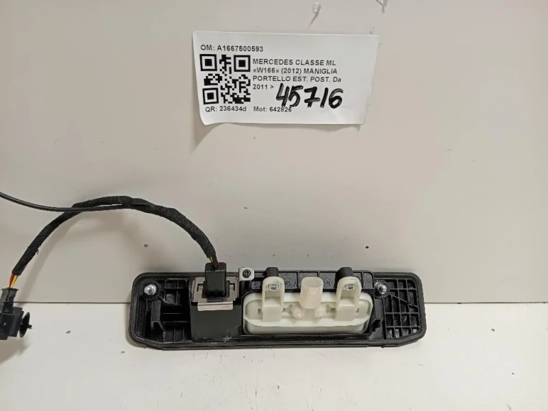 Maniglia Portello EST POST A1667500593 Mercedes Classe ML W166 2012
