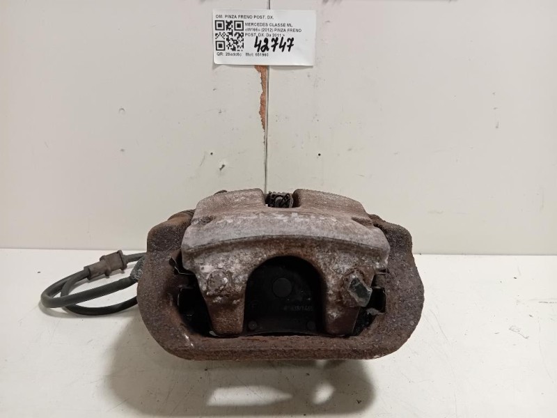 Pinza Freno POST DX A1664230281 Mercedes Classe ML W166 2012