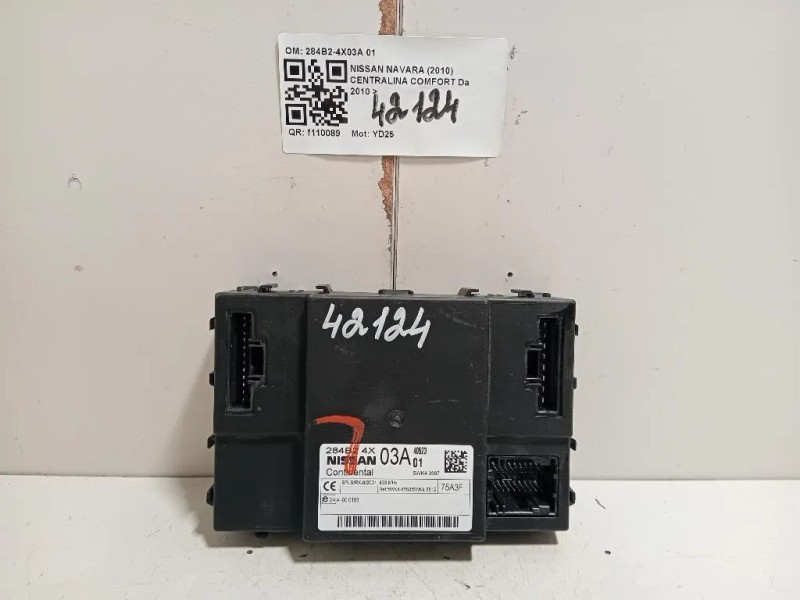 Centralina Comfort 284B2-4X03A 01 BODY COMPUTER Nissan Navara 2010