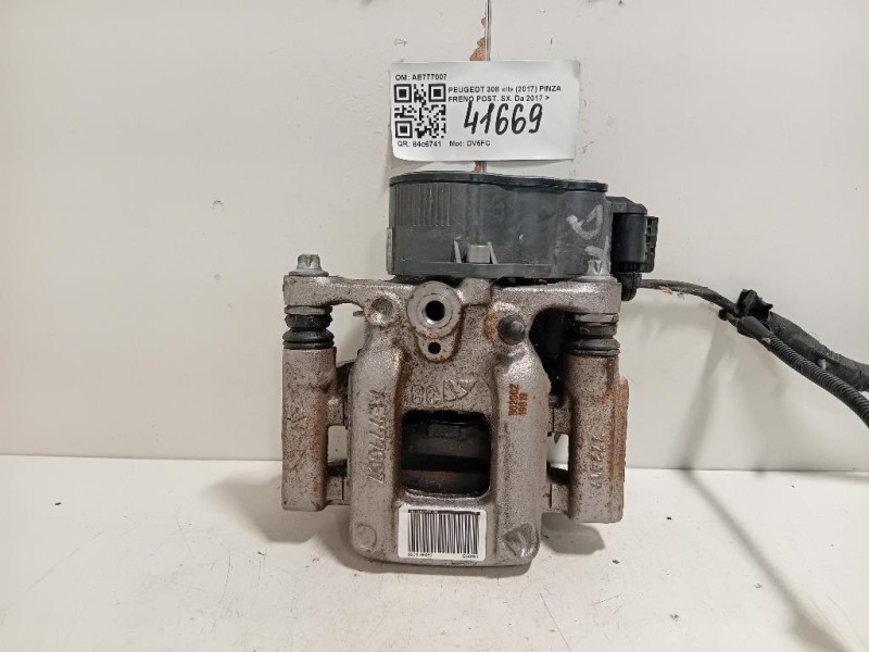 Pinza Freno POST DX AE777007 Peugeot 308 II 2017
