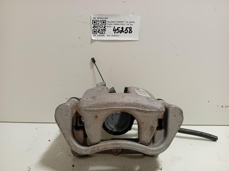 Pinza Freno POST DX 9805341880 Peugeot Expert III 2016