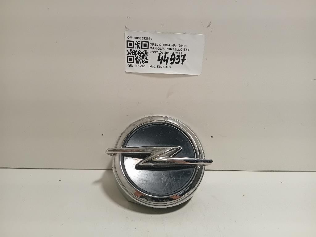 Maniglia Portello EST POST 9830092880 Opel Corsa F 2019