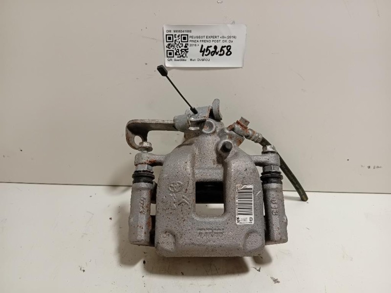 Pinza Freno POST DX 9805341880 Peugeot Expert III 2016
