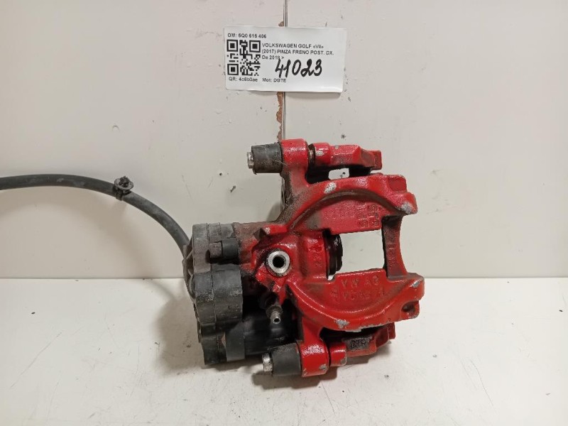 Pinza Freno POST DX 5Q0 615 406 Volkswagen GOLF VII 2017