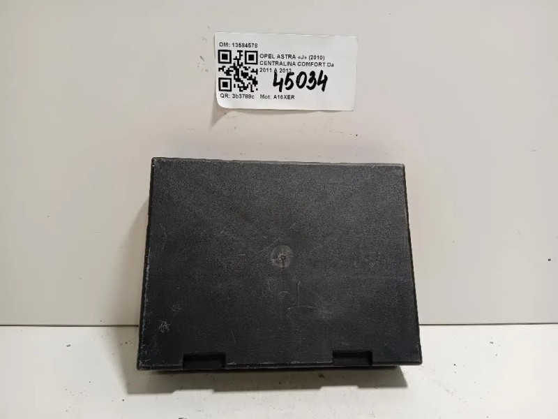 Centralina Comfort 13584578 Opel Astra J 2010