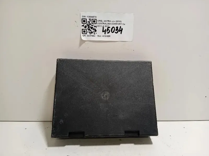Centralina Comfort 13584578 Opel Astra J 2010