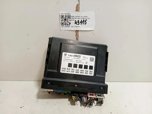 Centralina Comfort 13510523 Opel Astra K 2019
