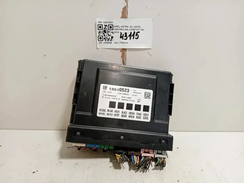 Centralina Comfort 13510523 Opel Astra K 2019