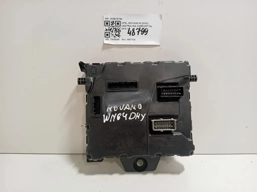 Centralina Comfort 284B19799 Opel Movano B 2010