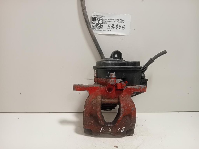 Pinza Freno POST SX 32355763 C Audi A4 8K2 2008