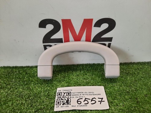 Maniglia Tetto Anteriore DX 735549178 Fiat Panda III 2012