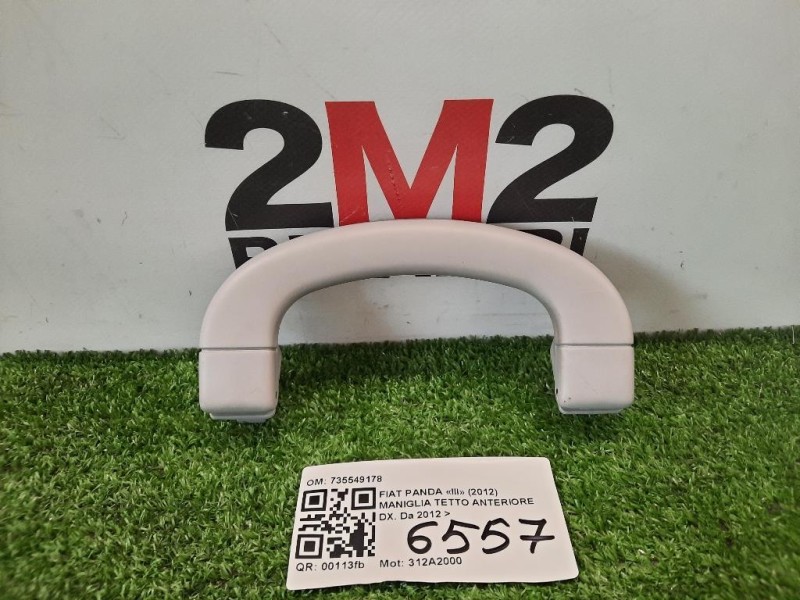 Maniglia Tetto Anteriore DX 735549178 Fiat Panda III 2012