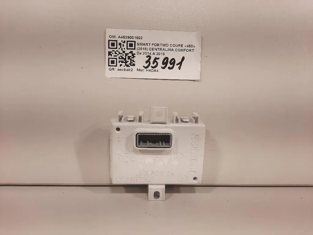 Centralina Comfort A4539001502 Smart Fortwo Coupé 453 2015
